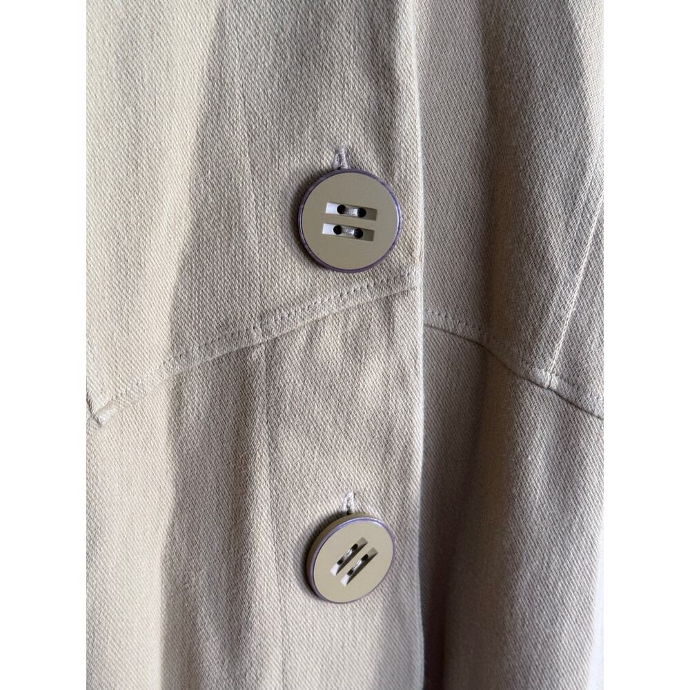 HABITAT Clothes to Live In mustard yellow cotton thick stretch cardigan jacket - Picture 4 of 8